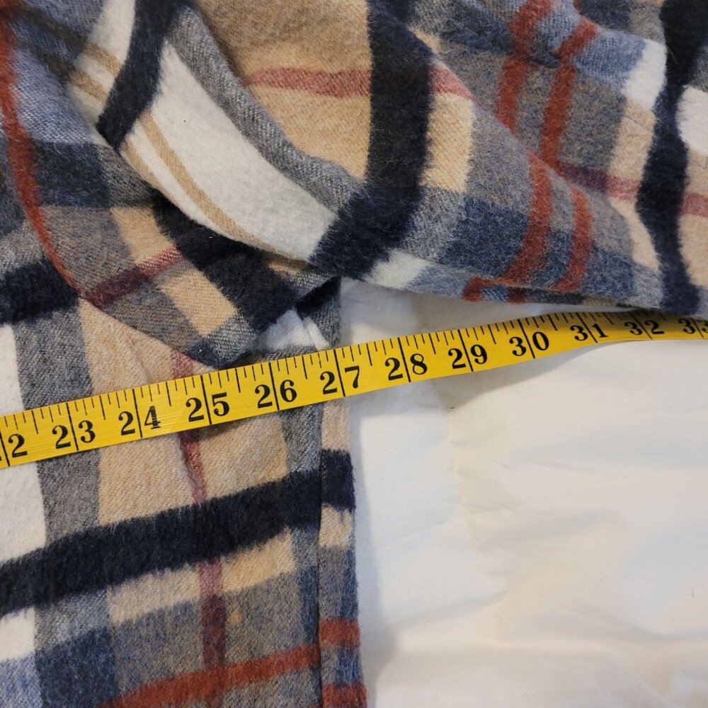 Zara Women Plaid Shacket Coat Jacket WOOL Blend XL Oversized Cabincofre Heritage - Picture 4 of 5
